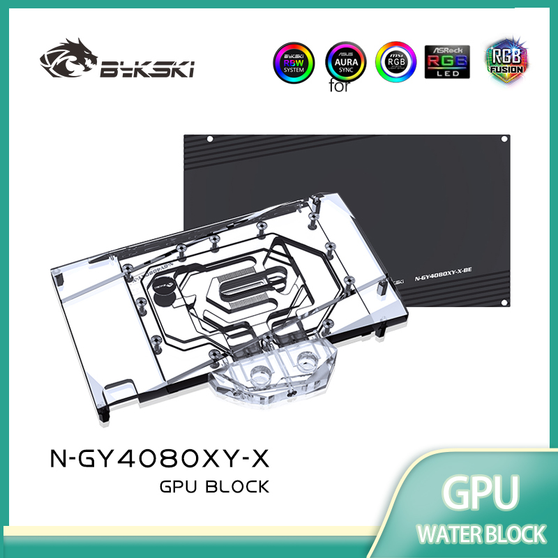 Bykski N-GY4080XY-X GPU Block  - Rtx 4080 Water Cooling Block ulasan dan harga
