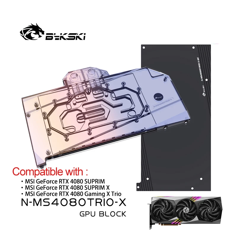 Bykski GPU Block for MSI RTX 4 - Rtx 4080 Water Cooling Block ulasan dan harga